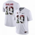 Custom Alabama Crimson Tide #19 Reggie Ragland white College Color Rush Limited Jerseys