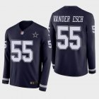 Dallas Cowboys #55 Leighton Vander Esch Nike blue Color Rush Limited long sleeves Jersey