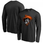 Oklahoma State Cowboys Midnight Mascot Long Sleeve T-Shirt - Black