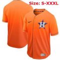 Nike Houston Astros Blank orange drift baseball jersey