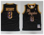 Los Angeles Lakers #8 Kobe Bryant black throwback NBA Jerseys