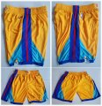 Nike Golden State Warriors yellow nba shorts