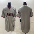 Nike Arizona Diamondback blank gray majestic baseball Jersey