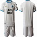 2020-2021 Olympique de Marseille white soccer jerseys home