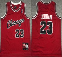 Youth Chicago Bulls #23 Michael Jordan red NBA jersey-XD