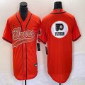 Nike Philadelphia Flyers blank red NHL hockey jerseys Joint name 01