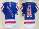 New York Rangers NASH 61# blue nhl jerseys