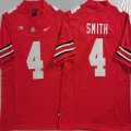 Ohio State Buckeyes #4 Jeremiah Smith red college football jerseys