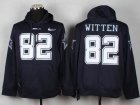 Dallas Cowboys #82 Jason Witten dark blue nike nfl Hooded Sweatnike nfl Hooded Sweatshirtshirt