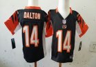 Nike #14 Cincinnati Bengals Andy Dalton black nfl children jerseys