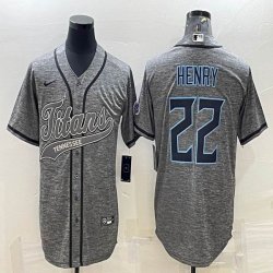 Nike Tennessee Titans #22 Derrick Henry Hemp gary baseball jerseys Joint name-BD