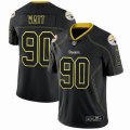 Houston Texans Houston Texans #99 J.J. Watt Nike black fashion Color Rush Limited Jersey