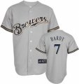 Milwankee Brewers 7# GREY jersey