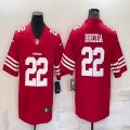 Nike San Francisco 49ers #22 Matt Breida Red Color Rush Limited Jersey-BD