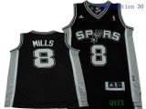 San Antonio Spurs Patrick Mills #8 blue Revolution 30 Jerseys