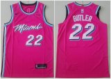 Nike Miami Heat #22 Jimmy Butler pink nba basketball jersey-ty