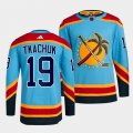 Adidas Florida Panthers #19 Matthew Tkachuk Blue 2022 Reverse Retro Authentic Jersey