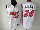 NBA Miami Heat Ray Allen 34 NBA White Replica Jerseys