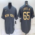 2022 MLB All-Star Nike New York Yankees #65 Cortes Jr. gray majestic baseball jerseys