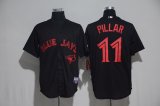 2017 Toronto Blue Jays #11 Kevin Pillar black majestic baseball jersey