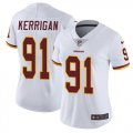 Women Washington Redskins #91 Kerrigan white Color Rush Limited Jersey