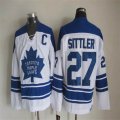 NHL Toronto Maple Leafs 27 Darryl Sittler white hockey C patch