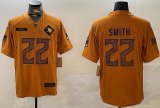 Minnesota Vikings #22 Harrison Smith 2023 Brown Salute To Service Limited Jerseys