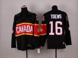 custom 2014 NHL Canada team TOEWS 16 black hockey jerseys