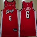 Nike Chicago Bulls #6 Alex Caruso red nba basketball jersey 75th-XD