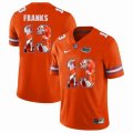 Custom Florida Gators #13 Feleipe Franks orange fashion college football jersey