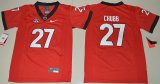 2016 Youth Georgia Bulldogs Nick Chubb 27 College Football Limited Jerseys - Red