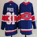 Adidas Montreal Canadiens #31 Carey Price blue ice hockey jersey-PD