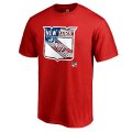 Men's New York Rangers Fanatics Branded Red Banner Wave T-Shirt