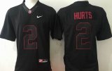 Alabama Crimson Tide #2 Jalen Hurts black College Football Jersey