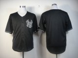 MLB New York Yankees blank Black Fashion Jerseys Black Fashion Jerseys