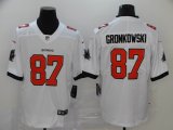 Nike Tampa Bay Buccaneers #87 Rob Gronkowski white Color Rush Limited jersey-BD