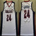 Gonzaga Bulldogs #24 Corey Kispert White 2021 NCAA Basketball Jersey-LC 01