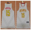 Atlanta Hawks #15 Al Horford white basketball jersey