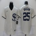 Chicago White Sox #25 Vaughn white majestic Baseball Jersey Dream version -BD