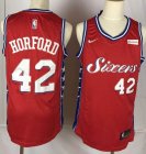 Nike Philadelphia 76ers #42 Al Horford red basketball jersey-YL