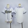 San Diego Padres Blank Authentic white majestic baseball Jersey