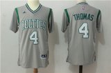 Boston Celtics #4 Lsaiah Thomas gray nba basketball jerseys