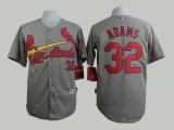 St.Louis Cardinals #32 Matt Adams gray MLB Jerseys