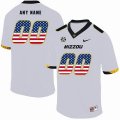 Custom MISSOURI TIGERS white college football Limited Jersey