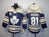 Toronto Maple Leafs #81 Phil Kessel Blue kid NHL Hooded Sweatshirt