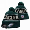 2024 Philadelphia Eagles green white NFL Sports Cuffed Knit Hats