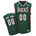 Milwaukee Bucks Custom green adidas Road Jersey for sale