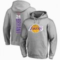 Los Angeless Lakers #24 Kobe Bryant gray NAB Hoodie