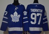 Adidas Toronto Maple Leafs #97 Joe Thornton blue hockey jersey