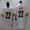 Nike Pittsburgh Steelers #22 Najee Harris White Color Rush Limited Jersey-BD